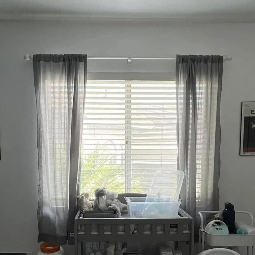 ⚡️1 pc Light Filtering Window Curtain Panels - Room Essentials - Sz 42
